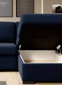 Γωνιακός καναπές Orchid-Mple Skouro-Αριστερή