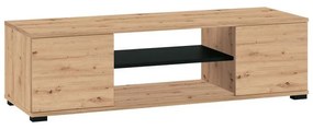 TV Stand Bologna Artisan Oak - Black 120*40*34 cm 120x40x34 εκ.