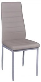 JETTA καρέκλα Βαφή Γκρι/Pu Cappuccino 40x50x95 cm ΕΜ966,96