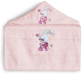 Βρεφικές Πετσέτες (Σετ 2τμχ) Sb Home Bike Pink 450gsm