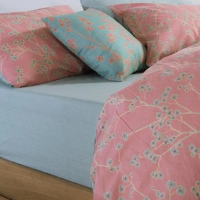 Σεντόνια Διπλά (Σετ) Nef-Nef Homeware Smart Floriva Coral