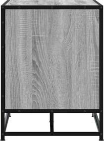 Πάγκος παπουτσιών vidaXL Γκρι Sonoma 80x40x53,5 cm