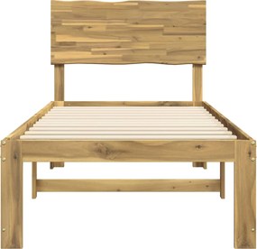 vidaXL Μονό Κρεβάτι με Κεφαλάρι ROSTOCK Λευκό 80 x 200 cm