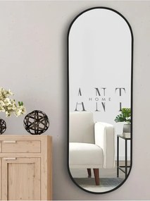 Stewehome Επιτοίχιος καθρέφτης από γυαλί σε ελλειπτικό σχήμα 180x60 cm