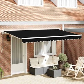 vidaXL Σκηνίτσα Αναδιπλούμενη Μαύρο 400 x 200 cm