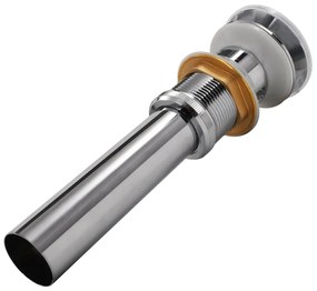 vidaXL Βαλβίδα Νιπτήρα Μπάνιου Τύπου Pop Up από Ανοξείδωτο Ατσάλι