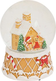 Χριστουγεννιάτικη Χιονόμπαλα (Φ10x13.5) A-S Gingerbread 208684