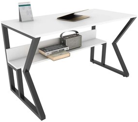 Γραφείο Wake 875ZNA4579 120x60x72,8cm White-Black