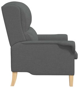 vidaXL Πολυθρόνα Σκούρο γκρι 76 x 94 x 102 εκ. ύφασμα