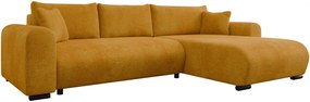 Γωνιακός καναπές Merkos-Moustardi