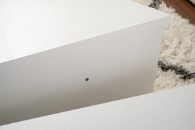 Τραπεζάκι Σαλονιού Λευκό ORION 90x60x30