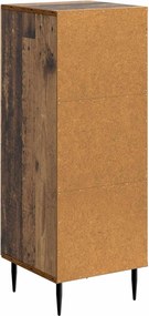 vidaXL Πλαϊνό γραφείο Παλαιωμένο ξύλο 33 x 34,5 x 89,5 εκ