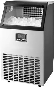 VEVOR Commercial Ice Maker Freestanding Cabinet Machine 120lbs/24H 45 Ice Cubes