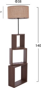 ΦΩΤΙΣΤΙΚΟ ΔΑΠΕΔΟΥ MDF ΚΑΡΥΔΙ HM7608.01 Φ38x140 εκ.