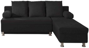 Γωνιακός καναπές Oasis-Μαύρο