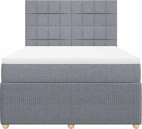 vidaXL Κρεβάτι Boxspring με Στρώμα Αν. Πράσινο 160x200εκ Υφασμάτινο