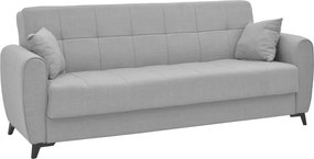 Σετ σαλονιού 2τεμ Lincoln pakoworld ύφασμα σε γκρι-μπεζ απόχρωση