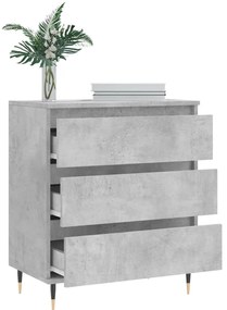vidaXL Ντουλάπι Γκρι Σκυροδέματος 60x35x70 εκ. Επεξεργασμένο Ξύλο