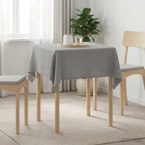 vidaXL Ύφασμα Τραπέζης 5 τμχ. Ανοιχτό γκρι 140 x 140 cm Πολυεστέρας