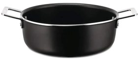 Κατσαρόλα Ρηχή Pots&amp;Pans AJM102/24B Φ24cm Black Alessi 24cm Αλουμίνιο