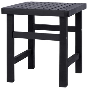 ΣΚΑΜΠΩ-ΤΡΑΠΕΖΑΚΙ ΜΑΥΡΟ KOLI 40Χ40X45Υ εκ. HM289.04