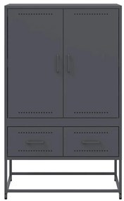 vidaXL Ντουλάπι Ανθρακί 68x39x111,5 εκ. από Χάλυβα