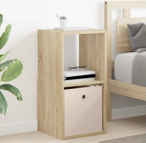 vidaXL Κομοδίνο Δρύς Sonoma 35 x 32 x 68,5 εκ Επεξεργασμένο Ξύλο