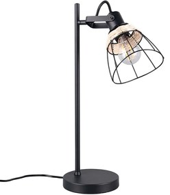 Φωτιστικό Επιτραπέζιο Jerome R56231032 Φ14x30x50cm 1xE27 10W Black RL Lighting