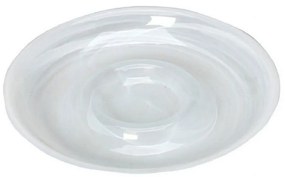 Πιατέλα Atlas Στρόγγυλη Alabaster Hor1633K4 Φ37,5cm White Espiel Glass