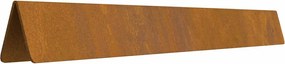 vidaXL Περίγραμμα γκαζόν Σκ rusty 450 x 0,05 x 25 εκ