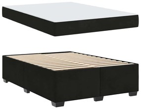 vidaXL Σκελετός κρεβατιού με στρώμα Άλλο Μαύρο 160 x 200 cm Βελούδο