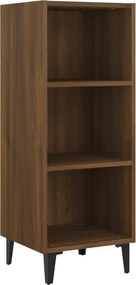 vidaXL Ντουλάπι Καφέ Δρυς 34,5x32,5x90 εκ. Επεξεργασμένο Ξύλο