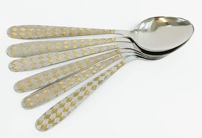 Σετ 6 Μεταλλικά Κουτάλια Ανοξείδωτα 885489