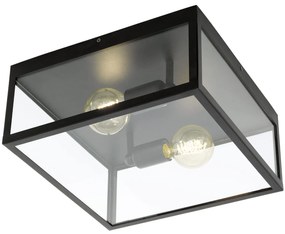 Φωτιστικό Οροφής Charterhouse 49392 Black Eglo Metal, Glass