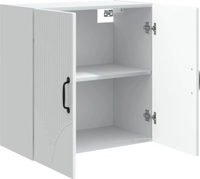 vidaXL Τοίχου Ντουλάπα Λευκό 59 x 31 x 60 εκ Επεξεργασμένο Ξύλο