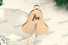 Σετ των 2 Intra απο ξύλο plywood 3mm-4mm πάχος Χριστουγεννιάτικη διακόσμηση γυαλιού με λέιζερ Δίασταση 15x15 cm INTRAFABR-109276367