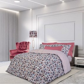 Παπλωματοθήκη 2119 (Σετ 2τμχ) Bordo-Blue-Beige Greenwich Polo Club Single 160x240cm 100% Cotton
