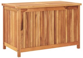 vidaXL Μπαούλο Αποθήκευσης Κήπου 90 x 50 x 58 εκ. από Μασίφ Ξύλο Teak
