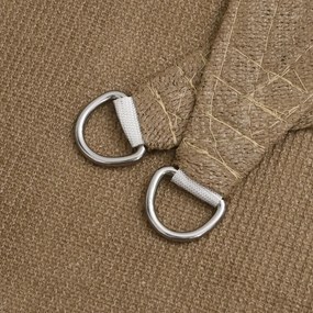 vidaXL Πανί Σκίασης Taupe 3 x 6 μ. από HDPE 160 γρ./μ²