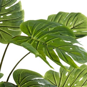 GloboStar® Artificial Garden MONSTERA 20973 Τεχνητό Διακοσμητικό Φυτό Μονστέρα Φ120 x Υ140cm