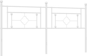 vidaXL Ανταλλακτικό κεφαλάρι Λευκό 180 εκ. Μεταλλικό