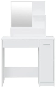 vidaXL Μπουντουάρ Σετ Σετ Λευκό 86,5 x 35 x 136 εκ.