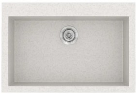 Sanitec Classic 338 Metallic Ice Ένθετος Νεροχύτης 70cm