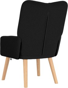 vidaXL Πολυθρόνα Μαύρο 63 x 67 x 94 εκ.