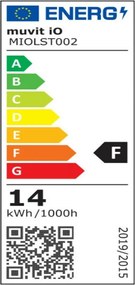 LED ταινίες Muvit iO Μαύρο Πολύχρωμο Χρυσό F 5 m