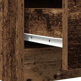 Συρταριέρα με Συρτάρια Παλαιό ξύλο 71x35x65 εκ. από Επεξ. Ξύλο - Καφέ