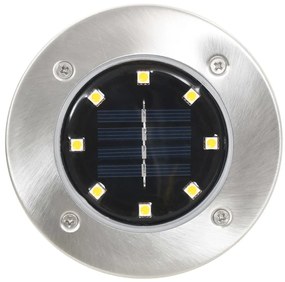 vidaXL Σποτ Ηλιακά Χωνευτά - Καρφωτά LED 8 τεμ. Πολύχρωμα