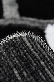 Acrylic Bathmat Set (2 Pieces) Elegant - Black Multicolor