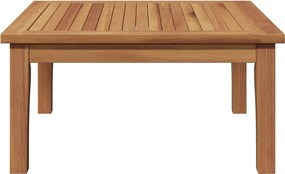 vidaXL Τραπέζι Κήπου Καφέ Μασίφ ξύλο teak