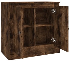 vidaXL Μπουφές Καπνιστή Δρυς 70x35,5x67,5 εκ. από Επεξεργασμένο Ξύλο